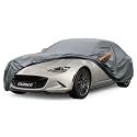 GUNHYI Premium Car Cover Custom Fit Mazda MX-5/Miata (1990-2026), 16 Layers Heavy Duty Car Cover Waterproof All Weather with Zipper Door for Sun Rain Snow Dust Uv Protection