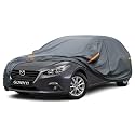 GUNHYI Premium Car Cover Custom Fit Mazda Protege5, 16 Layers Heavy Duty Car Cover Waterproof All Weather with Zipper Door for Sun Rain Snow Dust Uv Protection