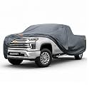 GUNHYI Premium Truck Cover Custom Fit Chevrolet Silverado 2500HD/3500HD Crew Cab Short Bed, 16 Layers Heavy Duty Truck Cover Waterproof All Weather with Zipper Door Sun Rain Snow Dust Uv Protection
