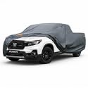 GUNHYI Premium Truck Cover Custom Fit Honda Ridgeline, 16 Layers Heavy Duty Truck Cover Waterproof All Weather with Zipper Door for Sun Rain Snow Dust Uv Protection