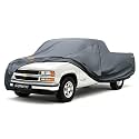GUNHYI Premium Truck Cover Custom Fit Chevrolet S10, 16 Layers Heavy Duty Truck Cover Waterproof All Weather with Zipper Door for Sun Rain Snow Dust Uv Protection