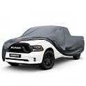 GUNHYI Premium Truck Cover Custom Fit Dodge Ram 1500 Quad Cab Short Bed, 16 Layers Heavy Duty Truck Cover Waterproof All Weather with Zipper Door for Sun Rain Snow Dust Uv Protection