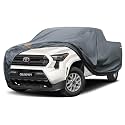 GUNHYI Premium Truck Cover Custom Fit Toyota Tacoma, 16 Layers Heavy Duty Truck Cover Waterproof All Weather with Zipper Door for Sun Rain Snow Dust Uv Protection
