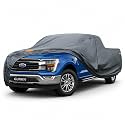 GUNHYI Premium Truck Cover Custom Fit Ford F-150 SuperCrew Short Bed 6.5ft, 16 Layers Heavy Duty Truck Cover Waterproof All Weather with Zipper Door for Sun Rain Snow Dust Uv Protection