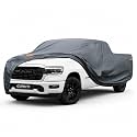 GUNHYI Premium Truck Cover Custom Fit Dodge Ram 1500 Crew Cab Short Bed, 16 Layers Heavy Duty Truck Cover Waterproof All Weather with Zipper Door for Sun Rain Snow Dust Uv Protection