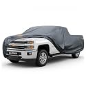 GUNHYI Premium Truck Cover Custom Fit Chevrolet Silverado 2500HD/3500HD Extended/Double Cab Short Bed, 16 Layers Heavy Duty Truck Cover Waterproof All Weather with Zipper Door Snow Dust Uv Protection