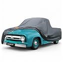 GUNHYI Premium Truck Cover Custom Fit Ford F-100, 16 Layers Heavy Duty Truck Cover Waterproof All Weather with Zipper Door for Sun Rain Snow Dust Uv Protection