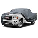 GUNHYI Premium Truck Cover Custom Fit GMC Canyon, 16 Layers Heavy Duty Truck Cover Waterproof All Weather with Zipper Door for Sun Rain Snow Dust Uv Protection