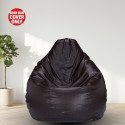 Gunj Large Tear Drop Bean Bag Cover  (Without Beans)