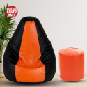 Gunj Large Tear Drop Bean Bag Cover