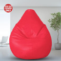 Gunj XL Tear Drop Bean Bag Cover  (Without Beans)