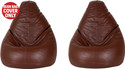 Gunj XL Tear Drop Bean Bag Cover  (Without Beans)
