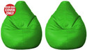 Gunj XL Tear Drop Bean Bag Cover  (Without Beans)