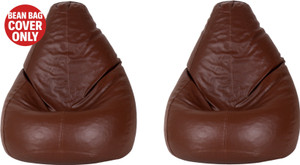 gunj xxl tear drop bean bag cover  without beans