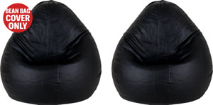 gunj xxl tear drop bean bag cover  without beans
