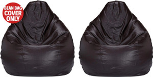 gunj xxl tear drop bean bag cover  without beans