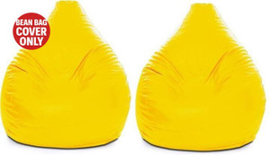 gunj xxl tear drop bean bag cover  without beans