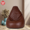 Gunj XXXL Tear Drop Bean Bag Cover  (Without Beans)