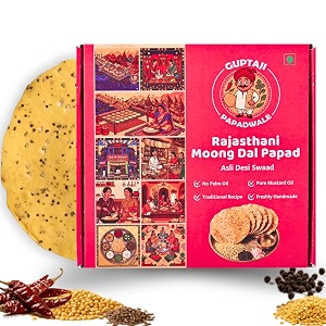 GuptajiPapadwale Rajasthani Moong Dal Papad handmade with