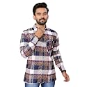 GURIK Men39s Cotton Box Checkered Slim Fit