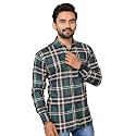 GURIK Men39s Cotton Box Checkered Slim Fit