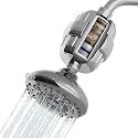 Gurin ABS Multi-function Overhead Rain Shower Head for Bathroom High Pressure Showerhead with Adjustable Angles, Anti-Clogging Silicone Nozzles