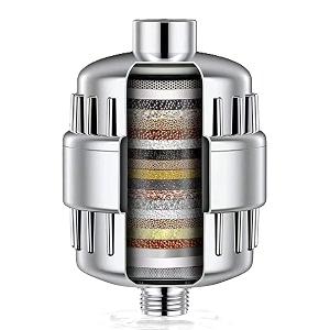 gurin shower filter for bathroomhard water softener for tap water filter for tap purifier with replaceable cartridge for home amp bathroom use - for hair care skin protection and chlorine removal