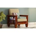 Guru Home Furniture Sheesham Wood Single Seater