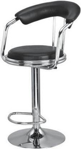 guru leatherette bar chair