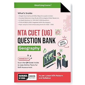 gurukul by oswal nta cuet geography question bank for exam 2025