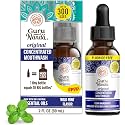 GuruNanda Concentrated Mouthwash (2 fl oz), Fluoride-Free, Mint Mouthwash with Natural Essential Oils, Supports 300 Rinses, Aids in Fresh Breath (Pack of 5)
