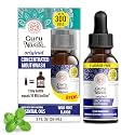 GuruNanda Concentrated Mouthwash (2 fl oz), Supports 300 Rinses, Aids in Fresh Breath, Fluoride-Free, Mint Mouthwash with Natural Essential Oils