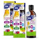 GuruNanda Kids Oil Pulling, Alcohol-Free Mouthwash, Essential Oils & Vitamins for Fresh Breath & Happy Gums for Ages 6 & up, Natural Bubble Berry, 8 Oz (Pack of 2)