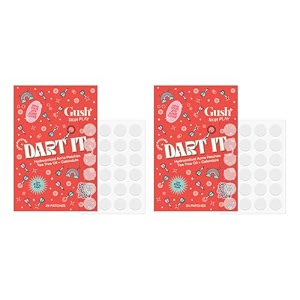 gush beauty acne pimple patch  20 hydrocolloid patches with tea tree oil  for active surface acne  reduces pimples amp excess oil overnight pack of 2