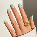 Gush Beauty Press On Nails, Reusable Candy Land - Medium Almond | 24 Pack