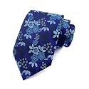 GUSLESON 3.15"(8cm) Fashion Striped PaisleyTies Mens Plaid Flower Necktie for Wedding