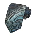 GUSLESON 3.15"(8cm) Fashion Striped PaisleyTies Mens Plaid Flower Necktie for Wedding