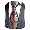 GUSLESON 3.15"(8cm) Fashion Striped PaisleyTies Mens Plaid Flower Necktie for Wedding