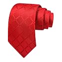 GUSLESON 3.15"(8cm) Fashion Striped PaisleyTies Mens Plaid Flower Necktie for Wedding
