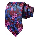 GUSLESON 3.15"(8cm) Fashion Striped PaisleyTies Mens Plaid Flower Necktie for Wedding