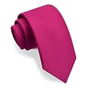 GUSLESON 3.15"（8cm） Solid Necktie Tartan Woven TR Material Tie + Gift Box