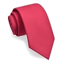 GUSLESON 3.15"（8cm） Solid Necktie Tartan Woven TR Material Tie + Gift Box