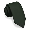 GUSLESON 3.15"（8cm） Solid Necktie Tartan Woven TR Material Tie + Gift Box