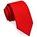 GUSLESON 3.15"（8cm） Solid Necktie Tartan Woven TR Material Tie + Gift Box