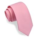 GUSLESON 3.15"（8cm） Solid Necktie Tartan Woven TR Material Tie + Gift Box