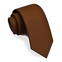 GUSLESON 3.15"（8cm） Solid Necktie Tartan Woven TR Material Tie + Gift Box