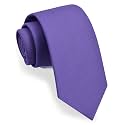 GUSLESON 3.15"（8cm） Solid Necktie Tartan Woven TR Material Tie + Gift Box