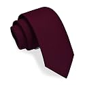 GUSLESON 3.15"（8cm） Solid Necktie Tartan Woven TR Material Tie + Gift Box
