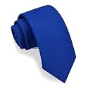 GUSLESON 3.15"（8cm） Solid Necktie Tartan Woven TR Material Tie + Gift Box