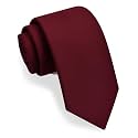 GUSLESON 3.15"（8cm） Solid Necktie Tartan Woven TR Material Tie + Gift Box